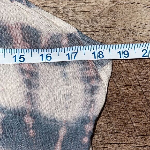 Vitamin A Womens Boho Tie-Dye Halter Romper Multicolor Size Small - Picture 8 of 9